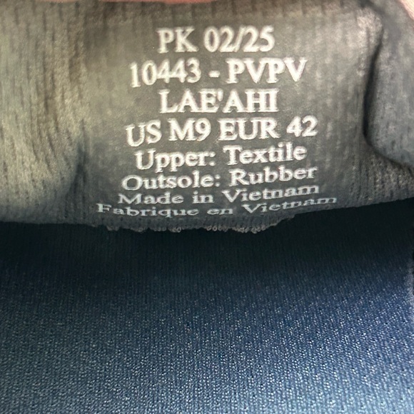 OluKai Mens Size 9 Dark Grey Mesh Upper Slip On Sneakers Lae’ahi - Picture 10 of 10